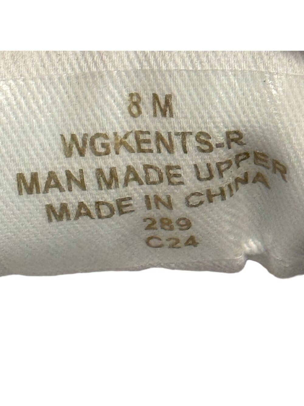 Guess Women's Sneakers White Gold Size 8 NWOT - Picture 6 of 6